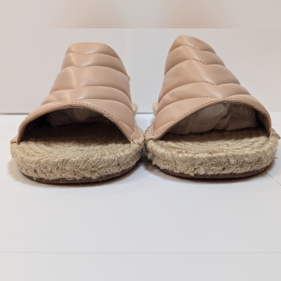 Oasis Society size 10 women's slides jute peach unworn excellent condition - Picture 9 of 9